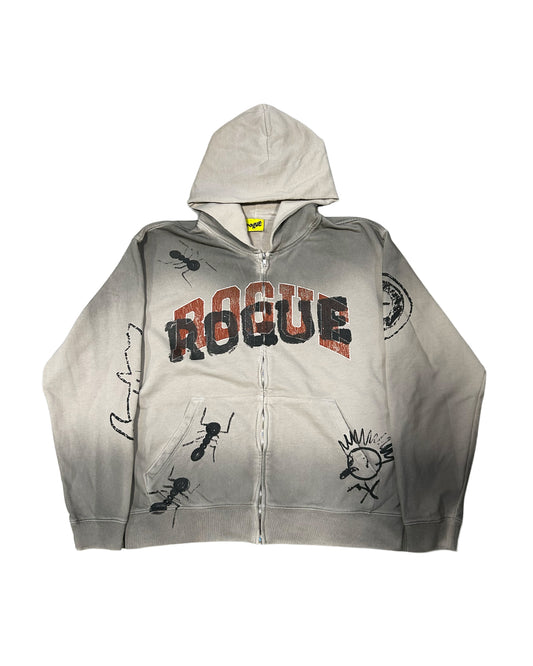 Rogue Sketch Zip-Up Hoodie