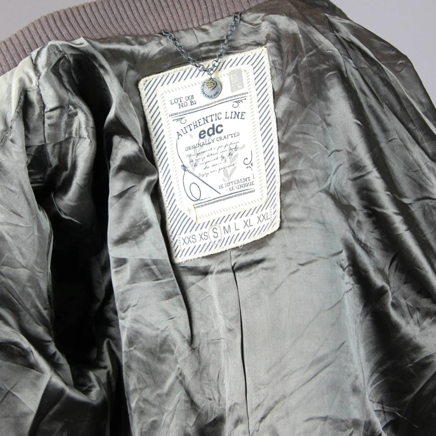 Distressed Leather 1980s EDC Jacket