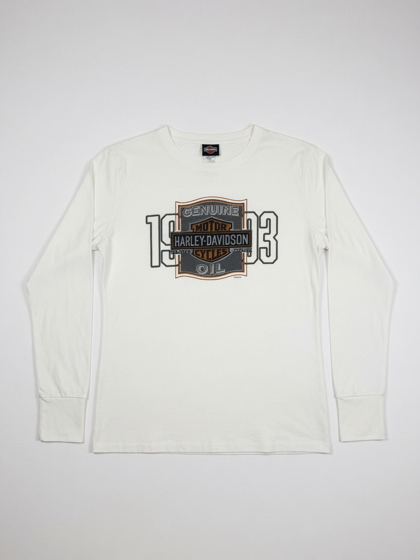 Harley Davidson White Long Sleeve