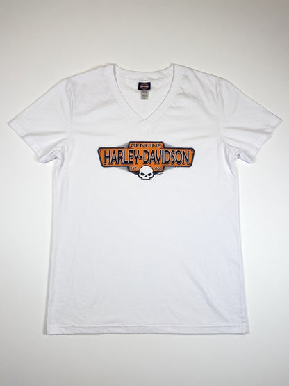 Harley Davidson White Logo T-shirt