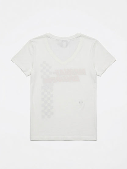 Harley Davidson White Stripped T-shirt