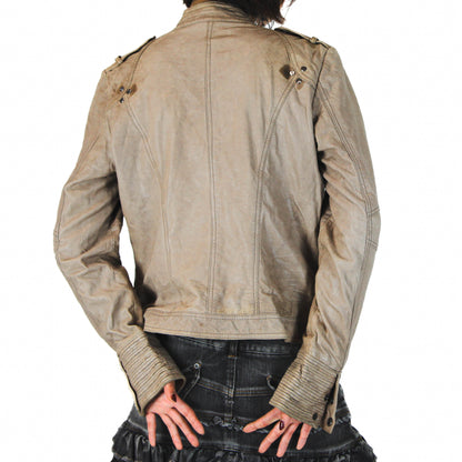 Y2K Real Lamb Skin Zoelu Jacket