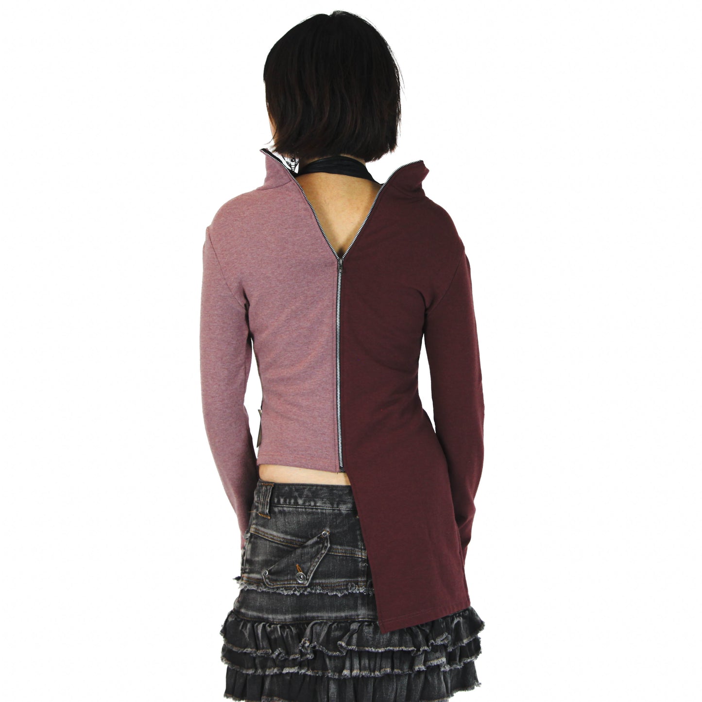 Cop Copine Color Blocking Zip-Up