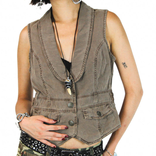 Early 2000s Brown Vest