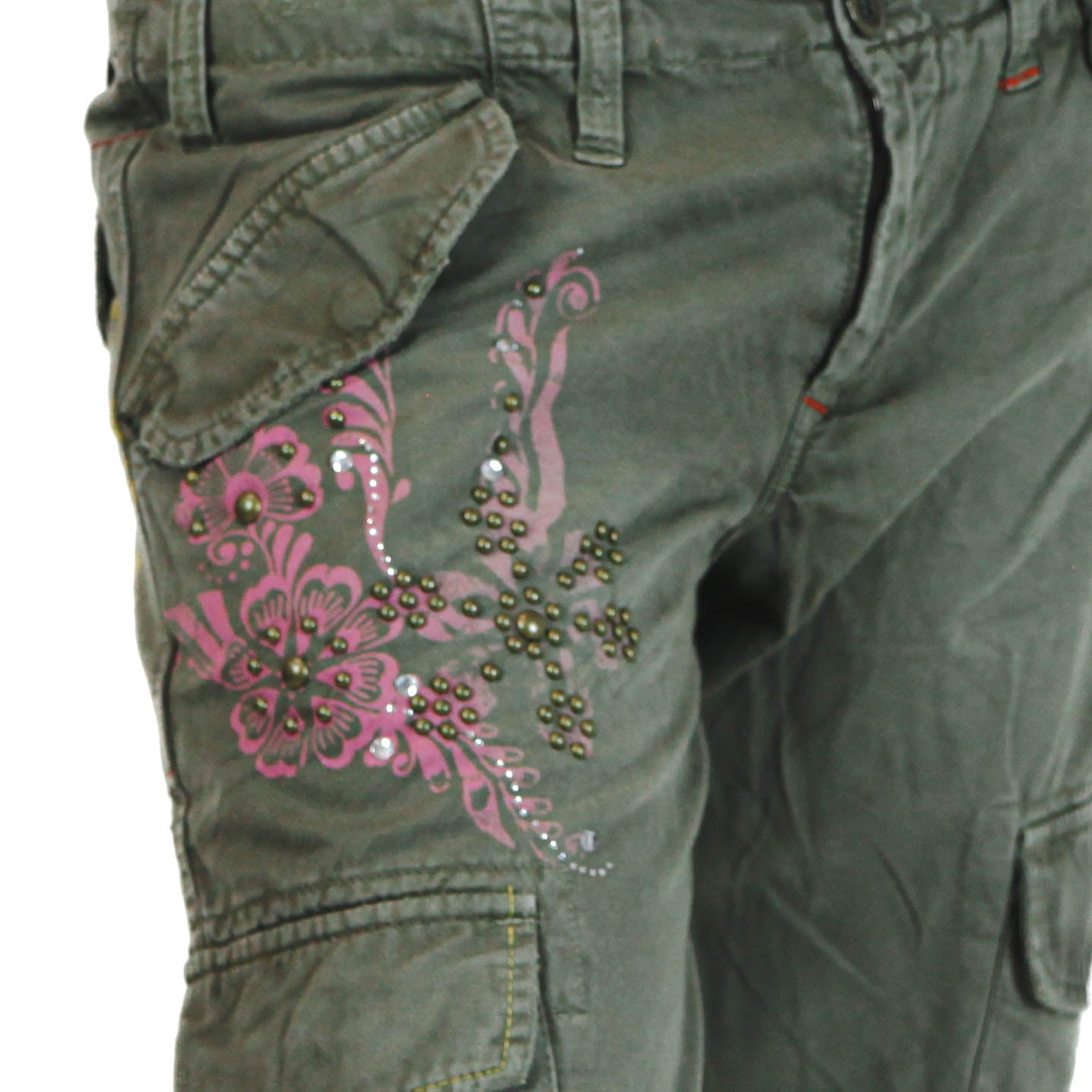 2000s Detailed Cargo Pants