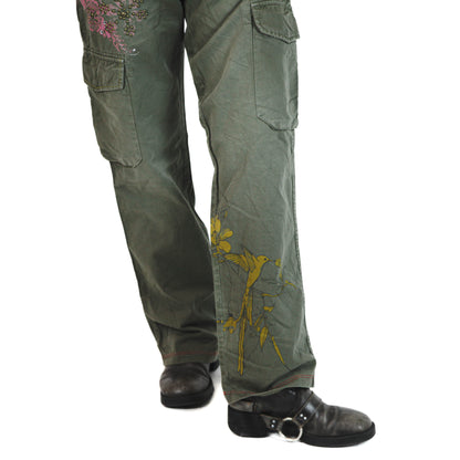 2000s Detailed Cargo Pants