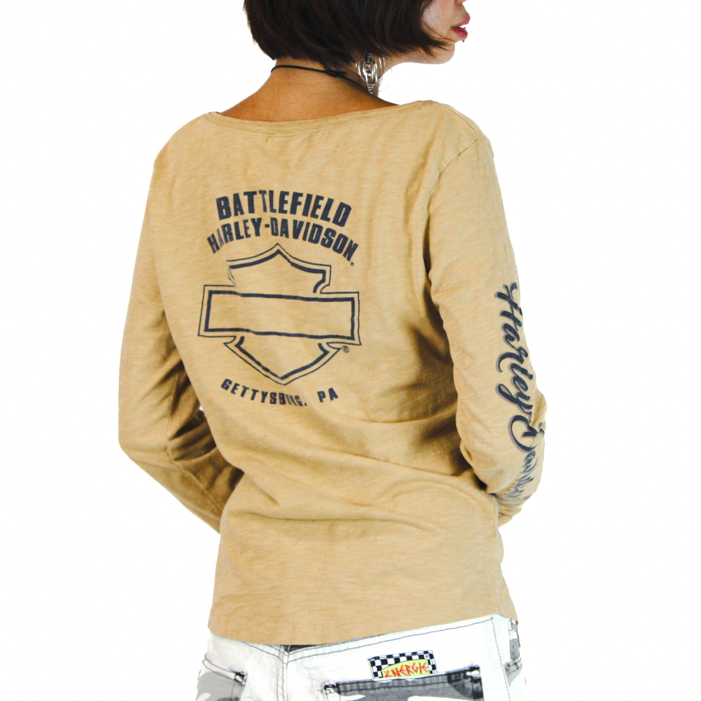 Yellow Harley Davidson Long Sleeves