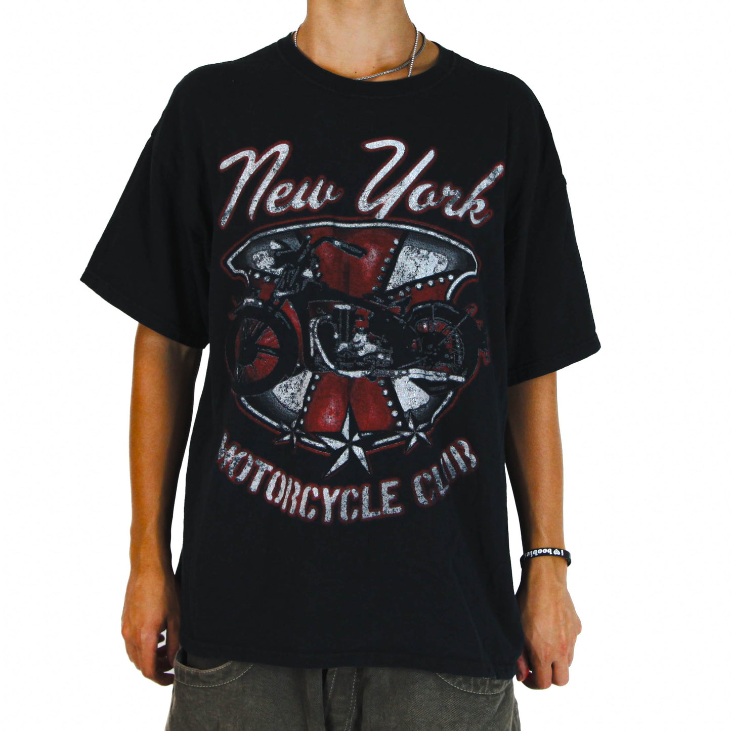 Early 2000's New York Motorcycle Club Tee