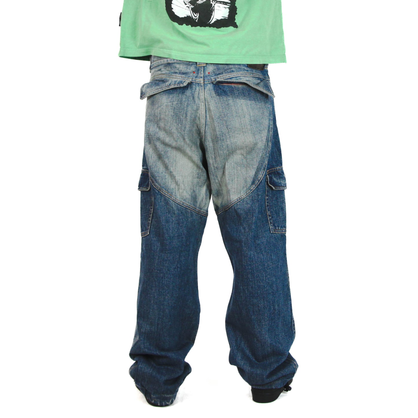 Guns N Roses Baggy Utility Jeans