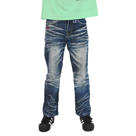 Sick Y2K Japanese Big Train Jeans