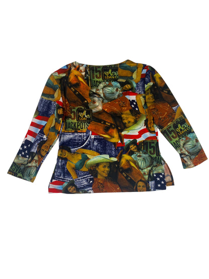 Vintage Americana graphic Long-Sleeve
