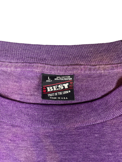 Vintage Purple Blank Tie-Dye Tee