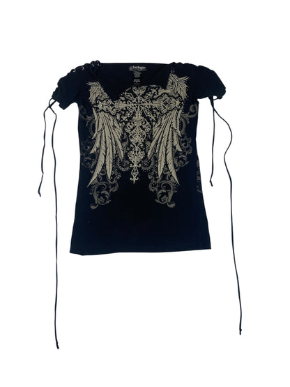 Vintage Bejeweled Affliction Esque Tee
