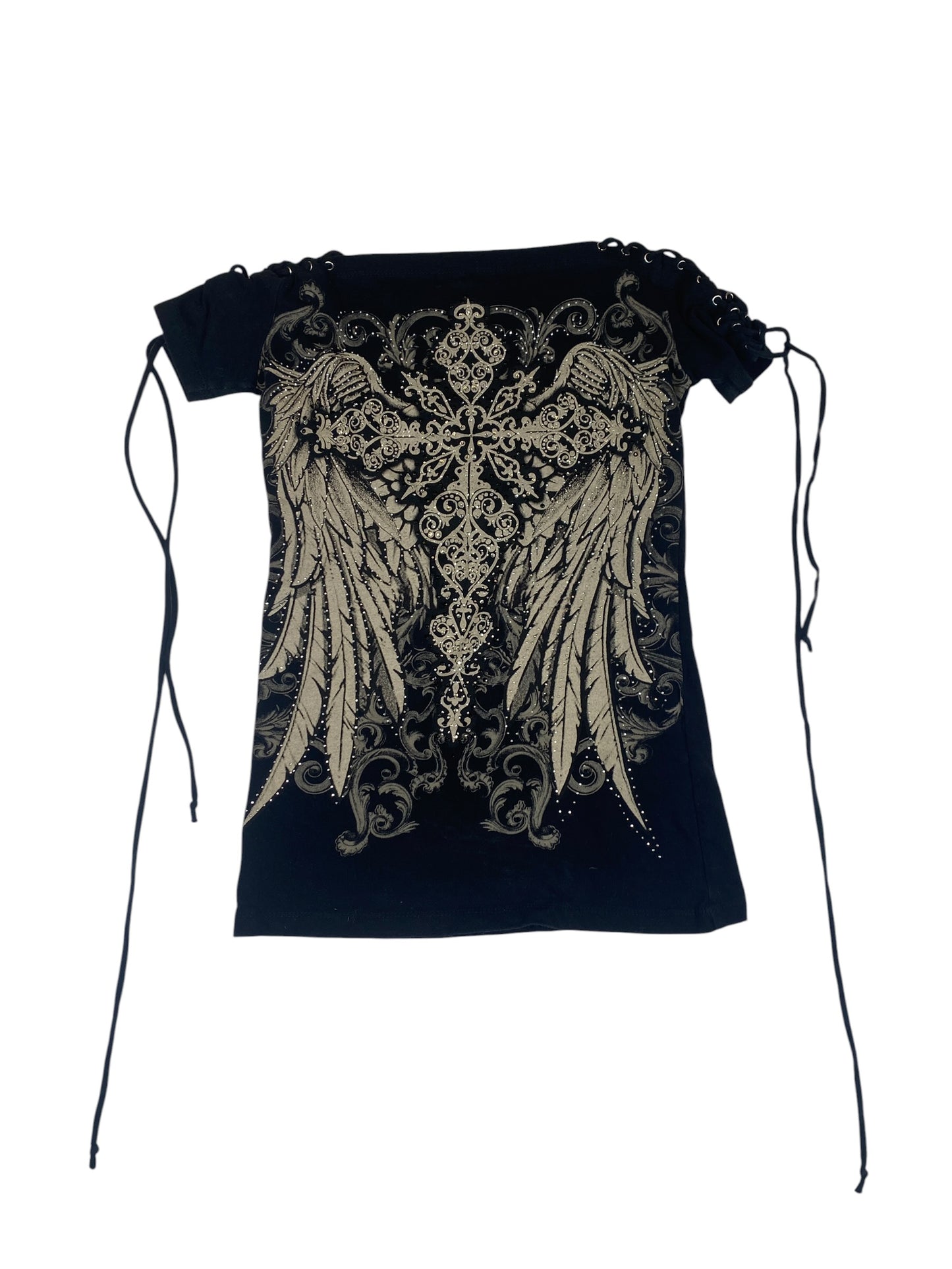 Vintage Bejeweled Affliction Esque Tee
