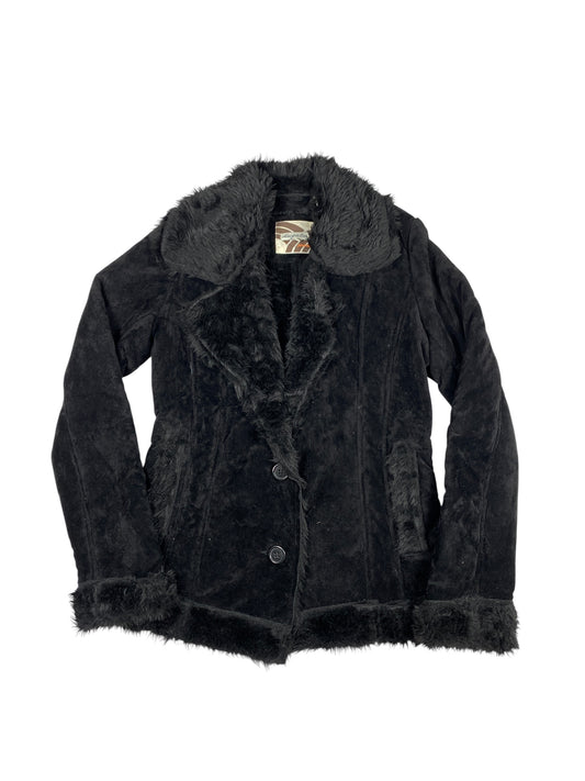 Gothic Black Fur Coat