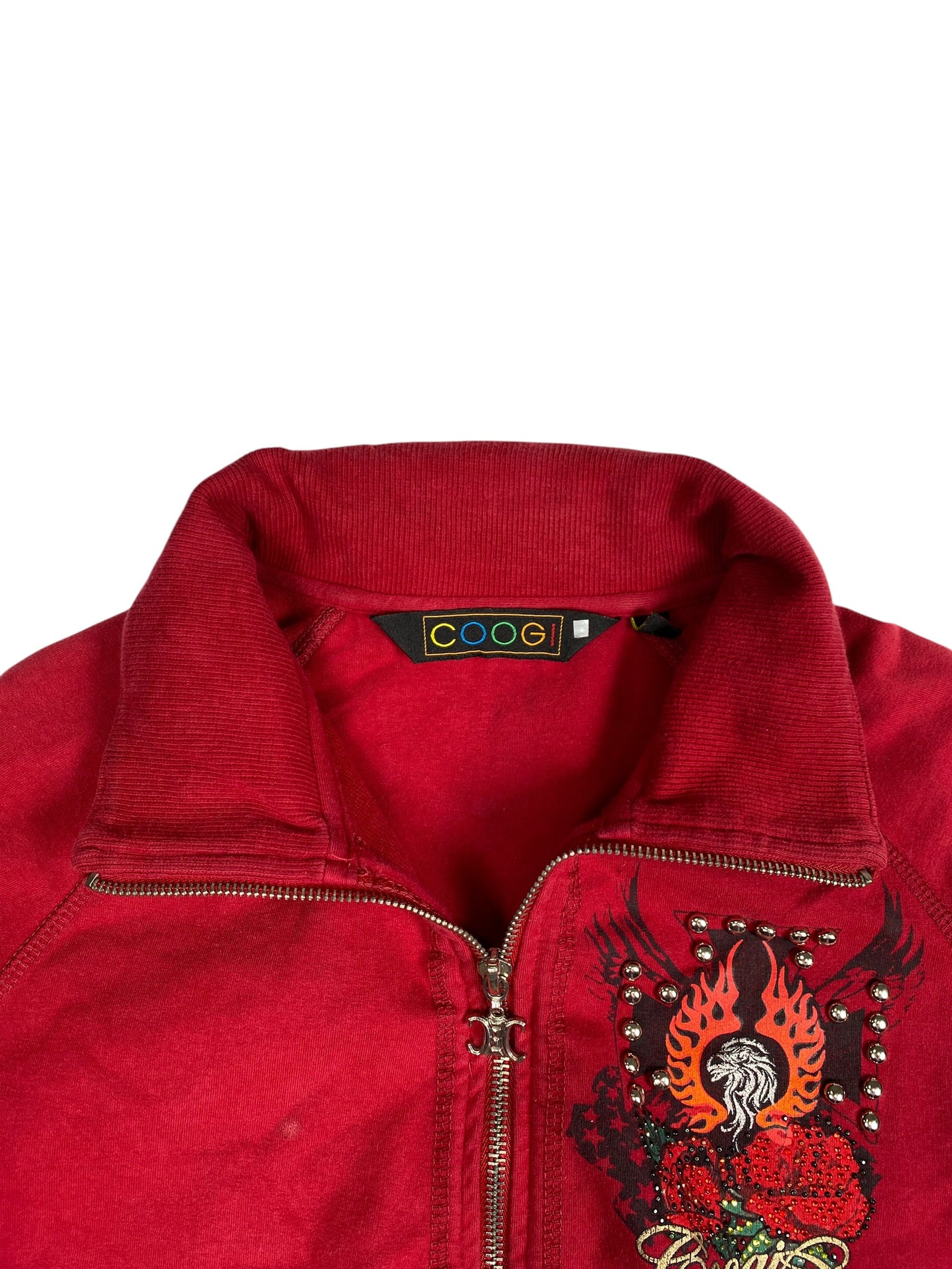Vintage Studded Eagle COOGI Zip-Up