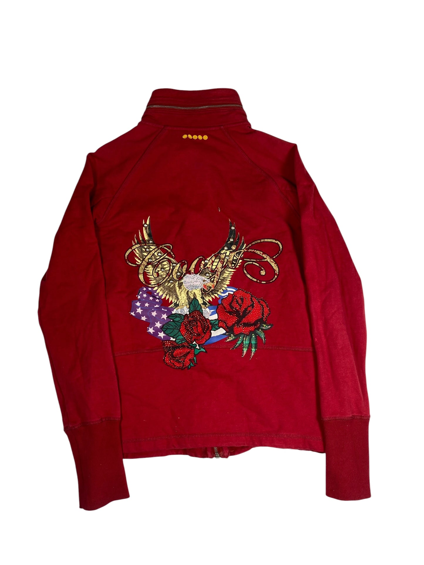 Vintage Studded Eagle COOGI Zip-Up
