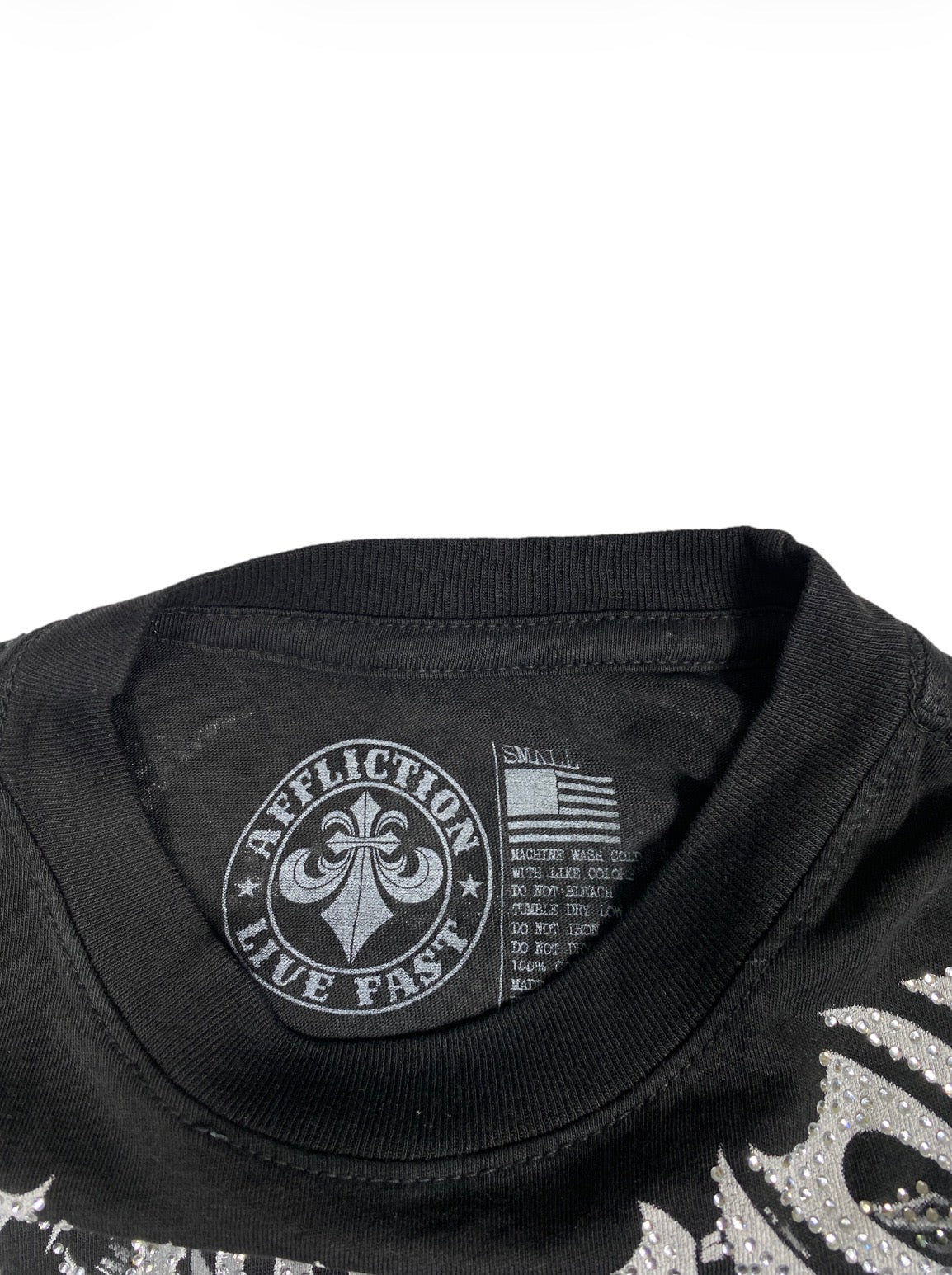 Affliction Black Water Falls S/S Tee