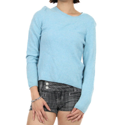 Vintage Baby Blue Cashmere Sweater