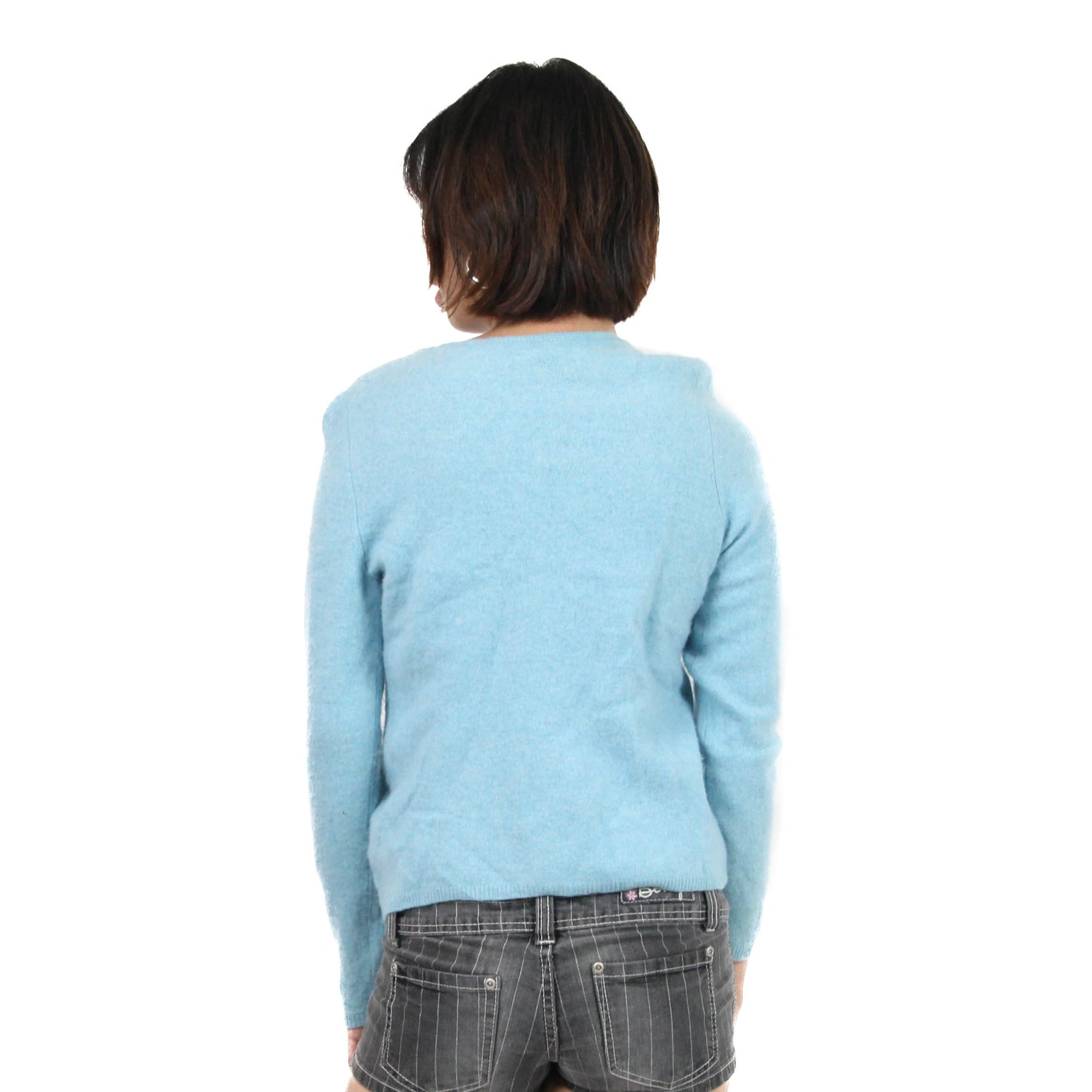 Vintage Baby Blue Cashmere Sweater