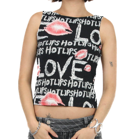 Hot Lips Graphic Tank Top