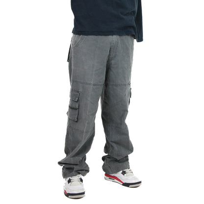 Basic Grey Cargo Pants