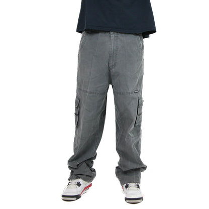 Basic Grey Cargo Pants