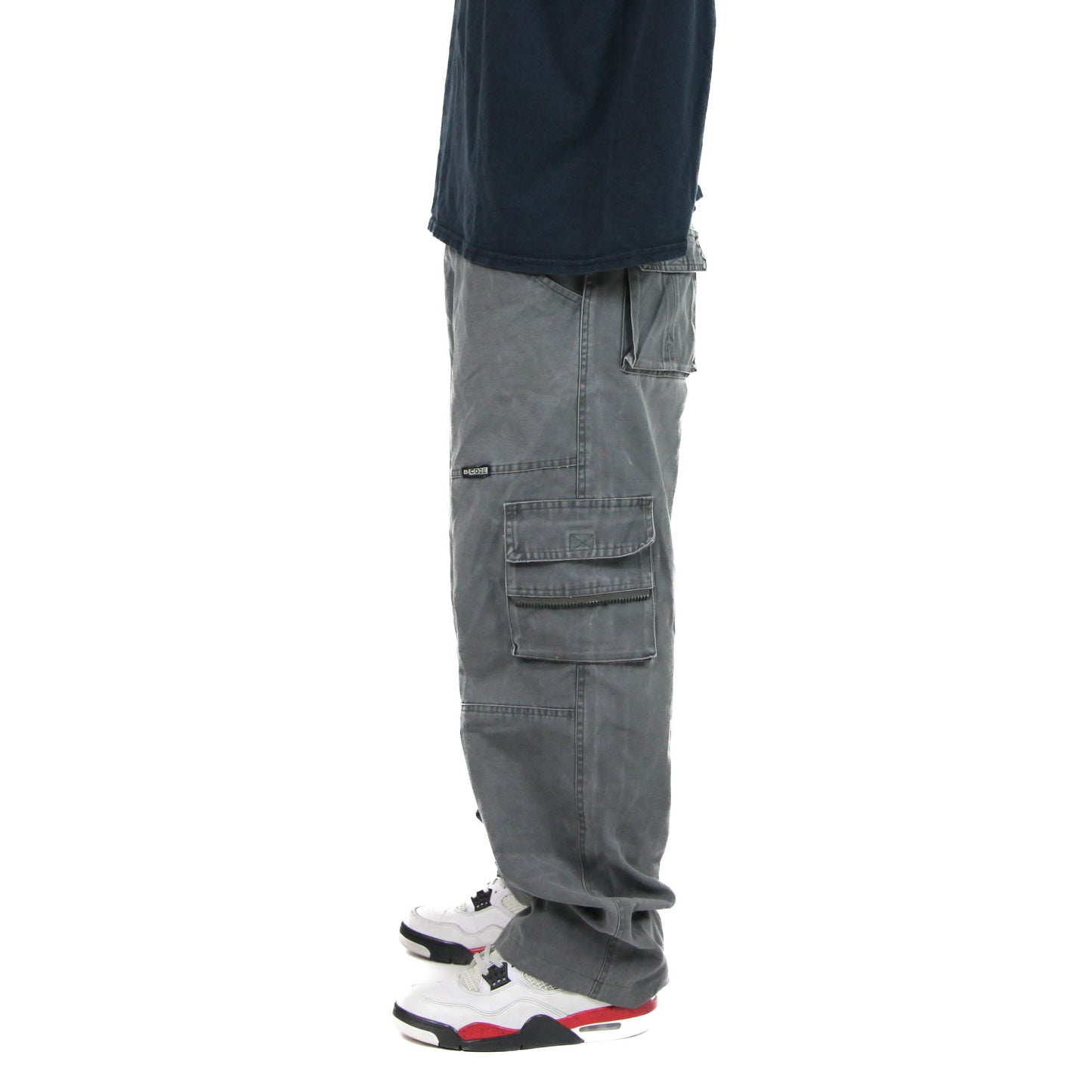 Basic Grey Cargo Pants