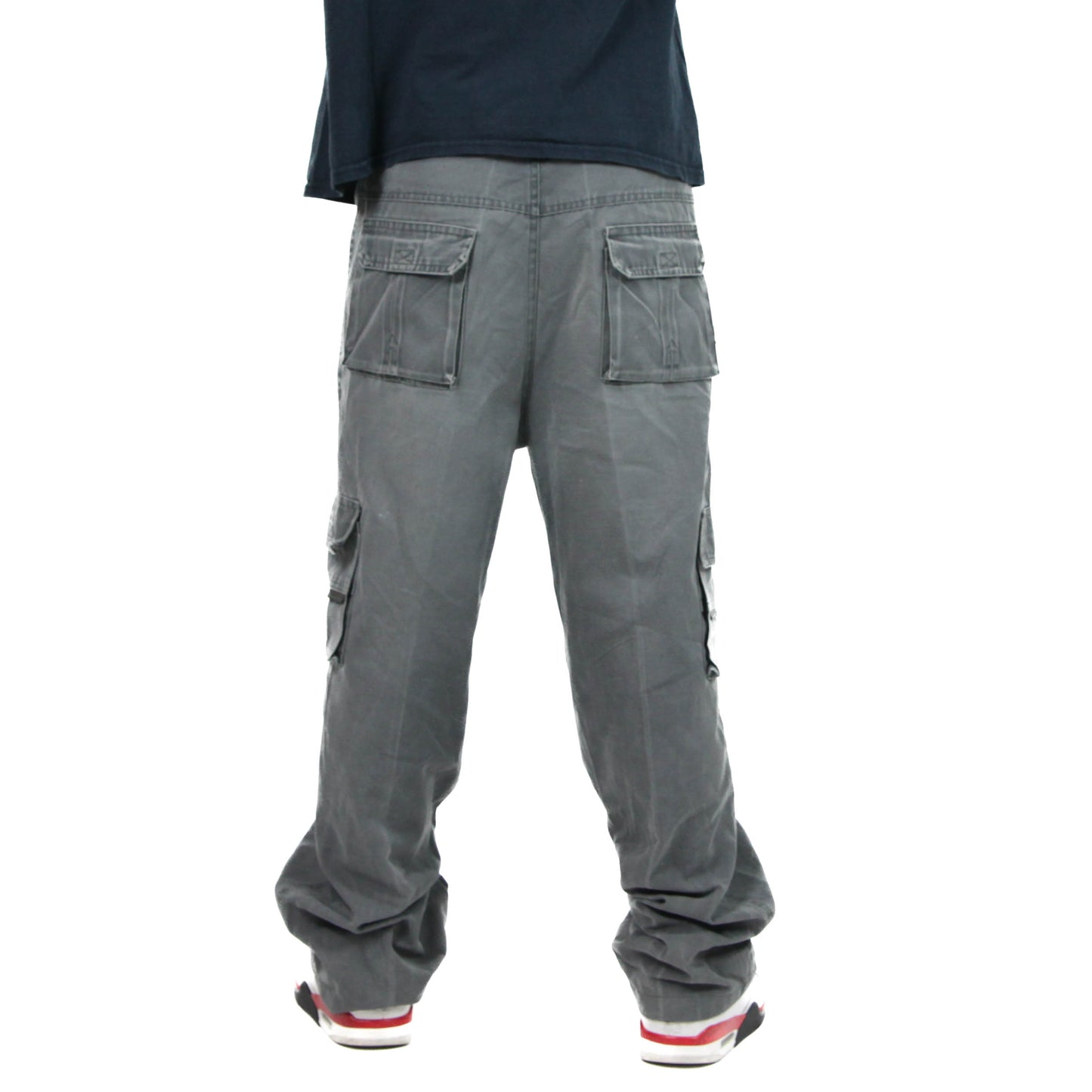 Basic Grey Cargo Pants