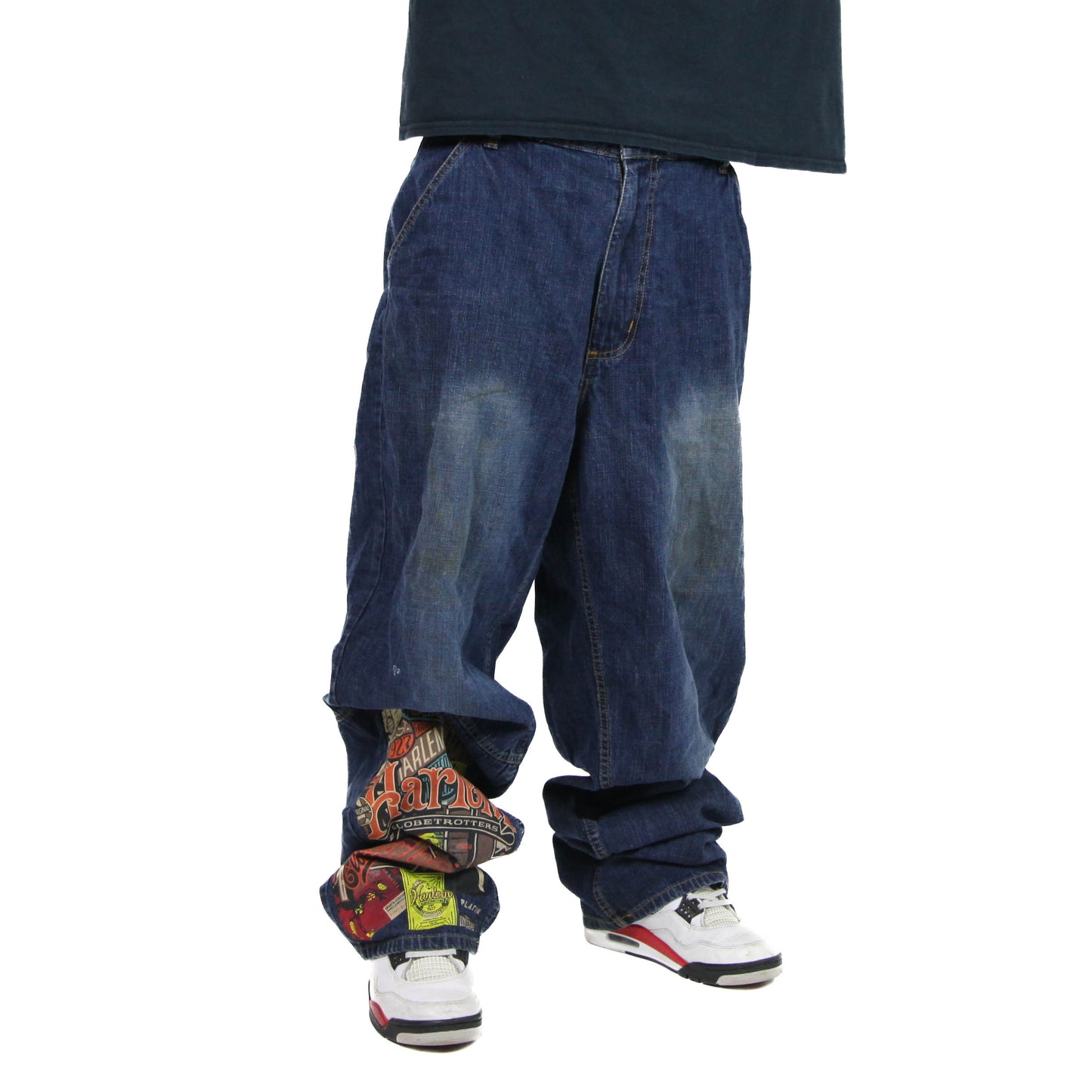 Insane Harlem Graphic Baggy Jeans