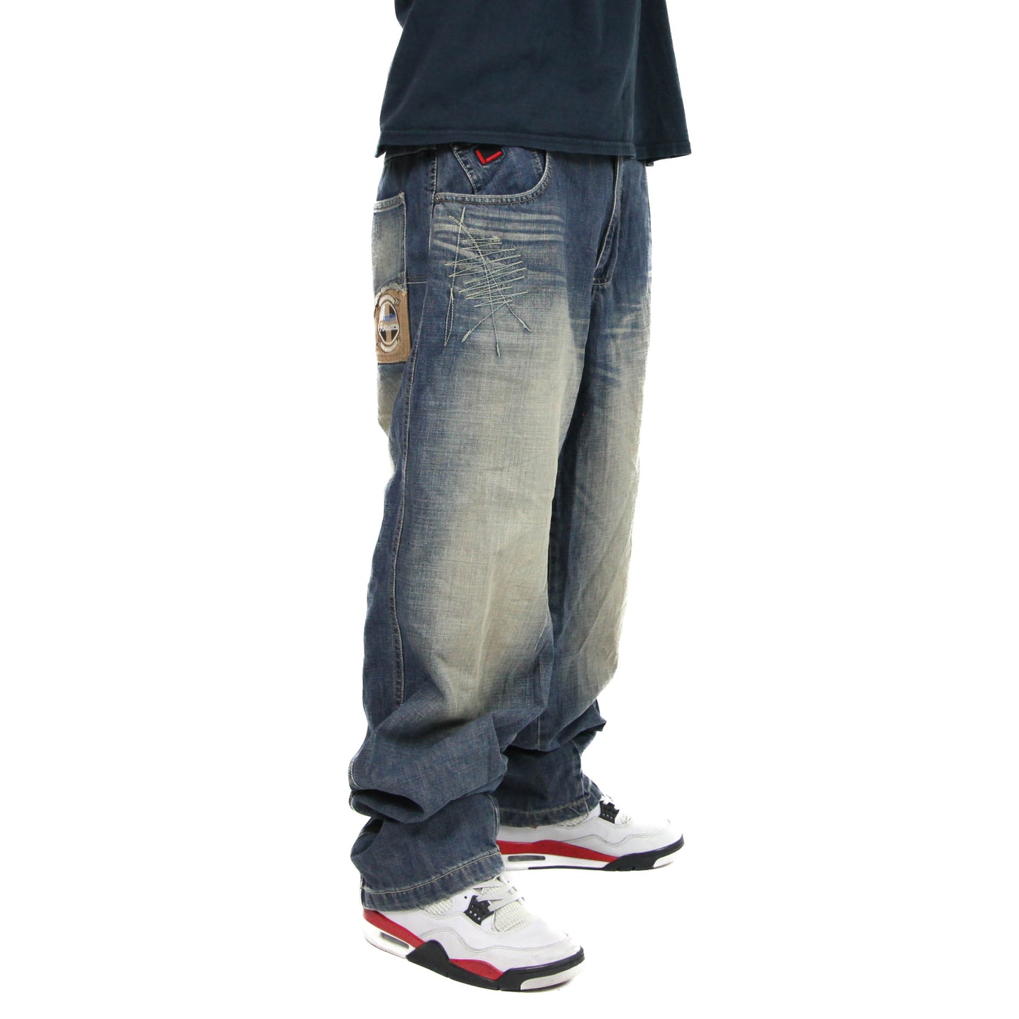 Insane Distressed FUBU Jeans