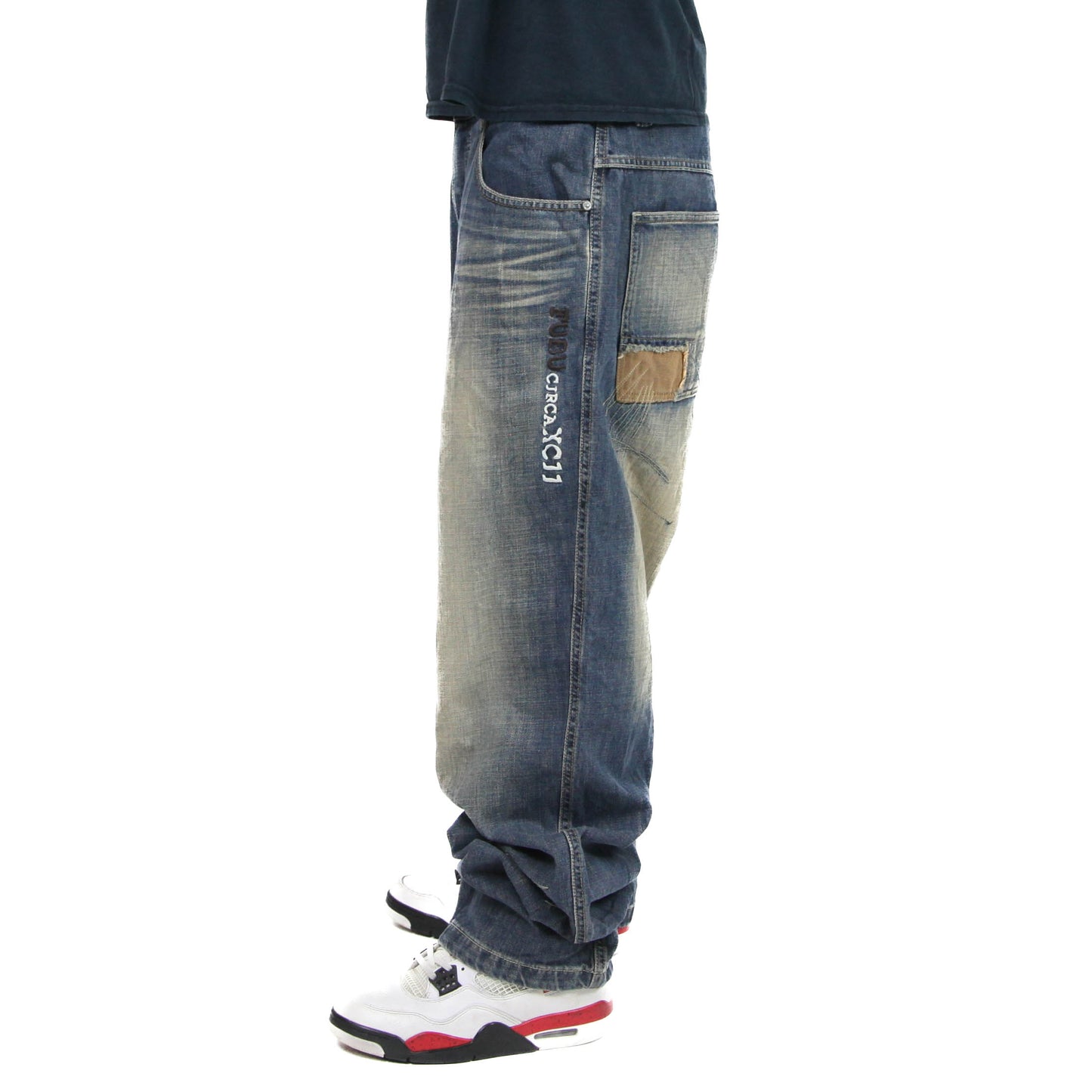 Insane Distressed FUBU Jeans