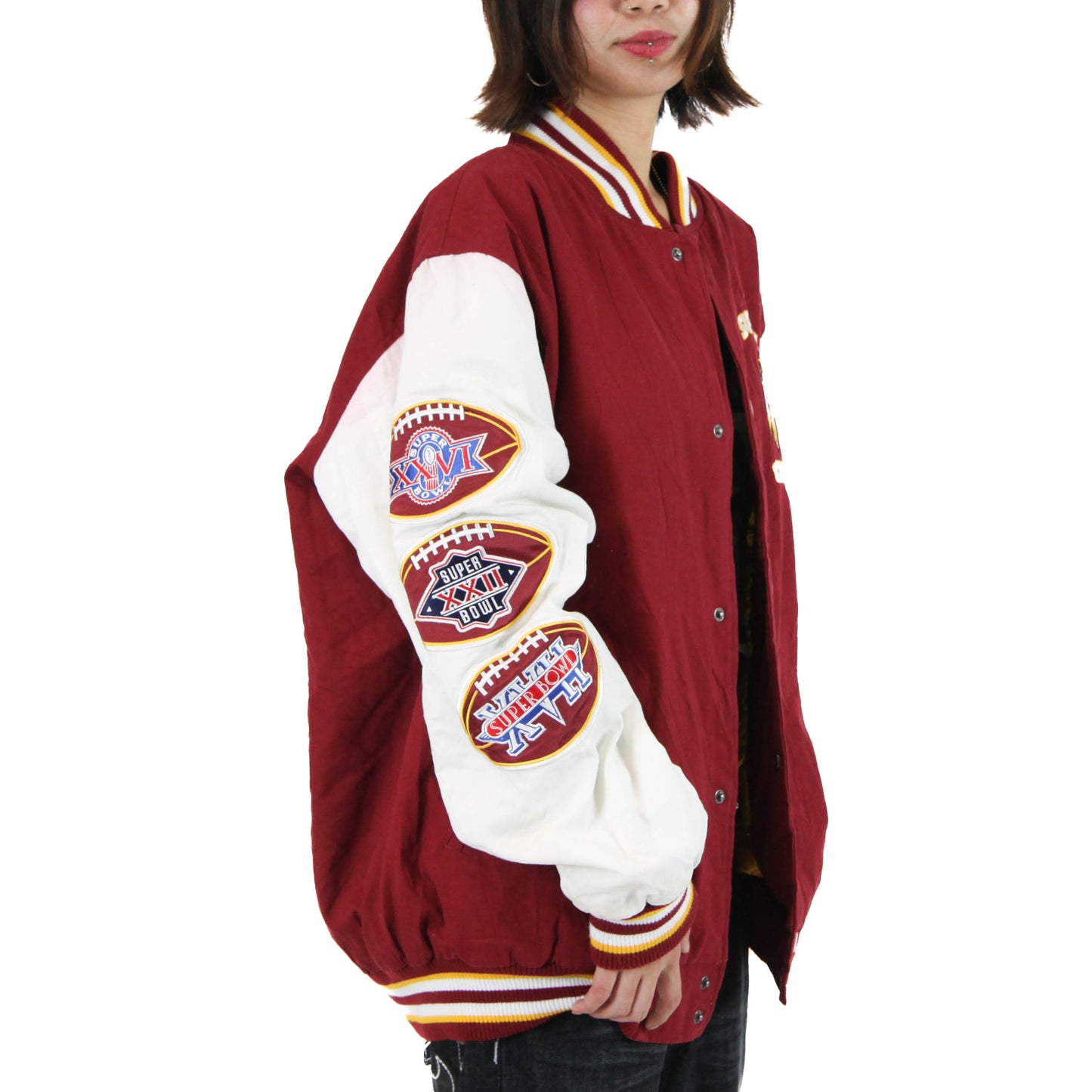 Vintage 3-Time Super Bowl Varsity Jacket