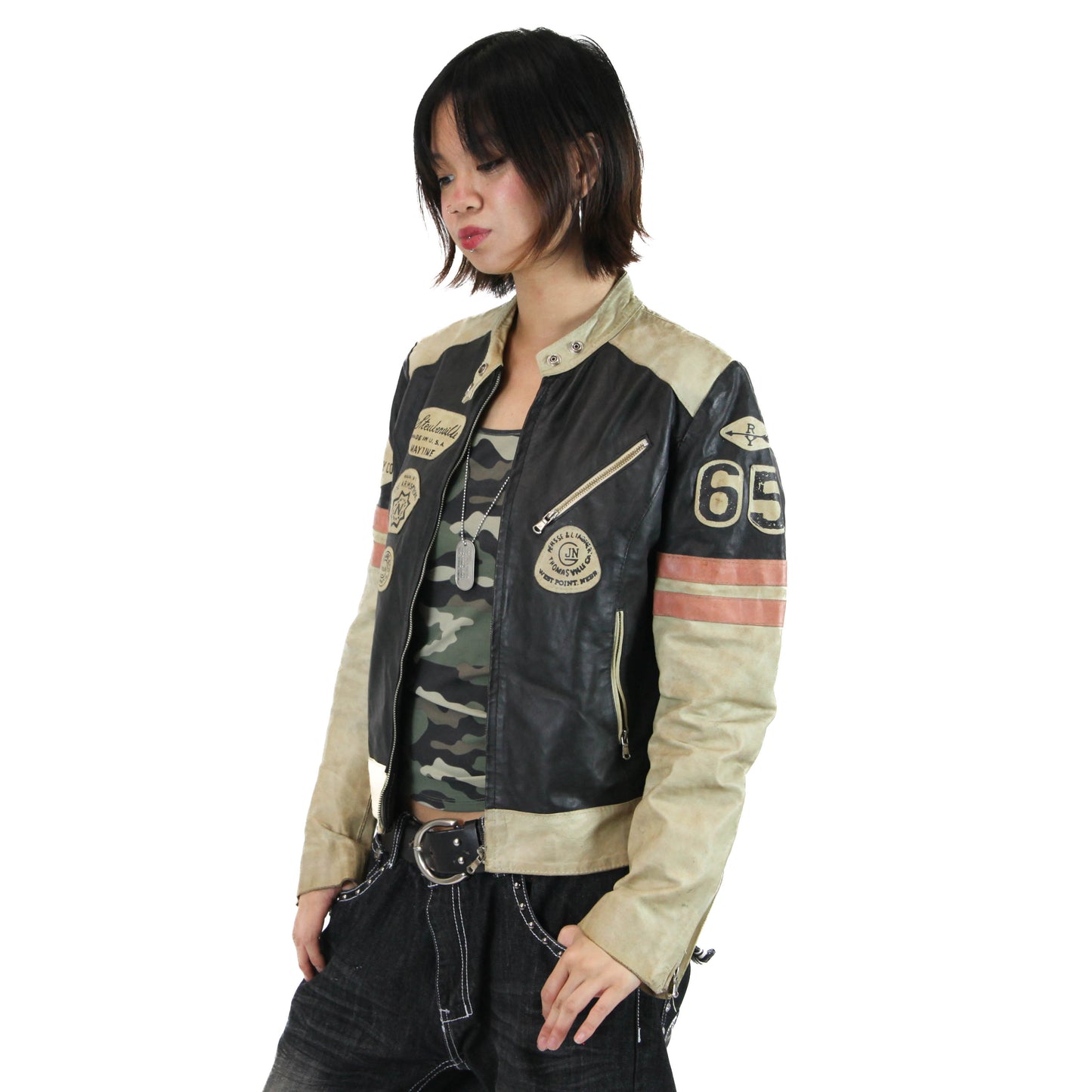 Conbipel Vintage Americana Leather Jacket