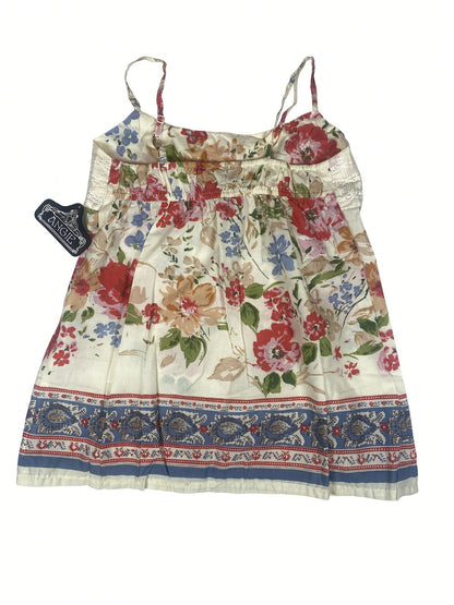 Floral patterned Cami with lace