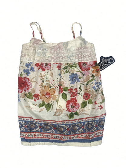 Floral patterned Cami with lace