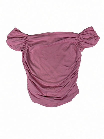 Pink Off the shoulder y2k Blouse