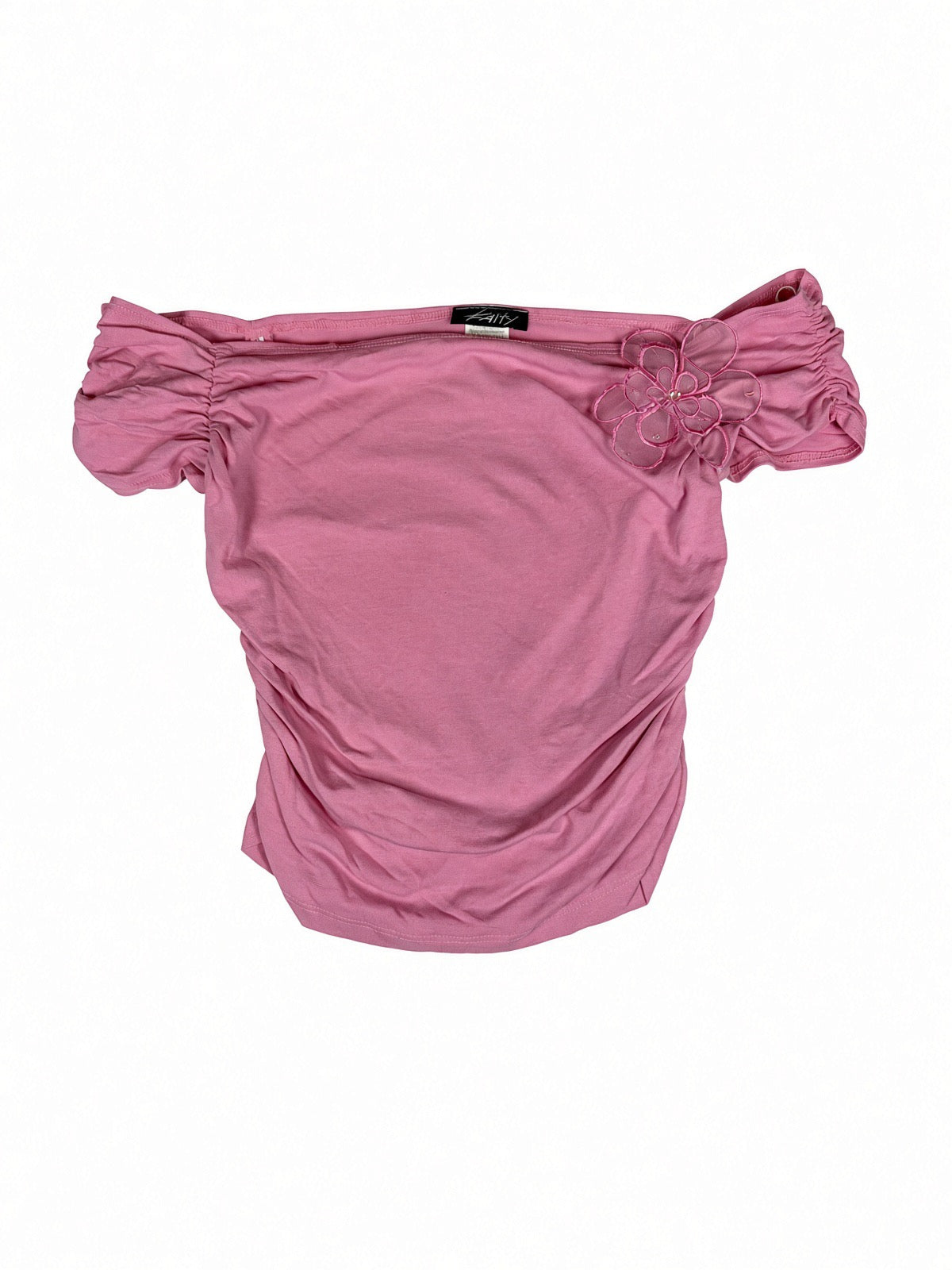 Pink Off the shoulder y2k Blouse