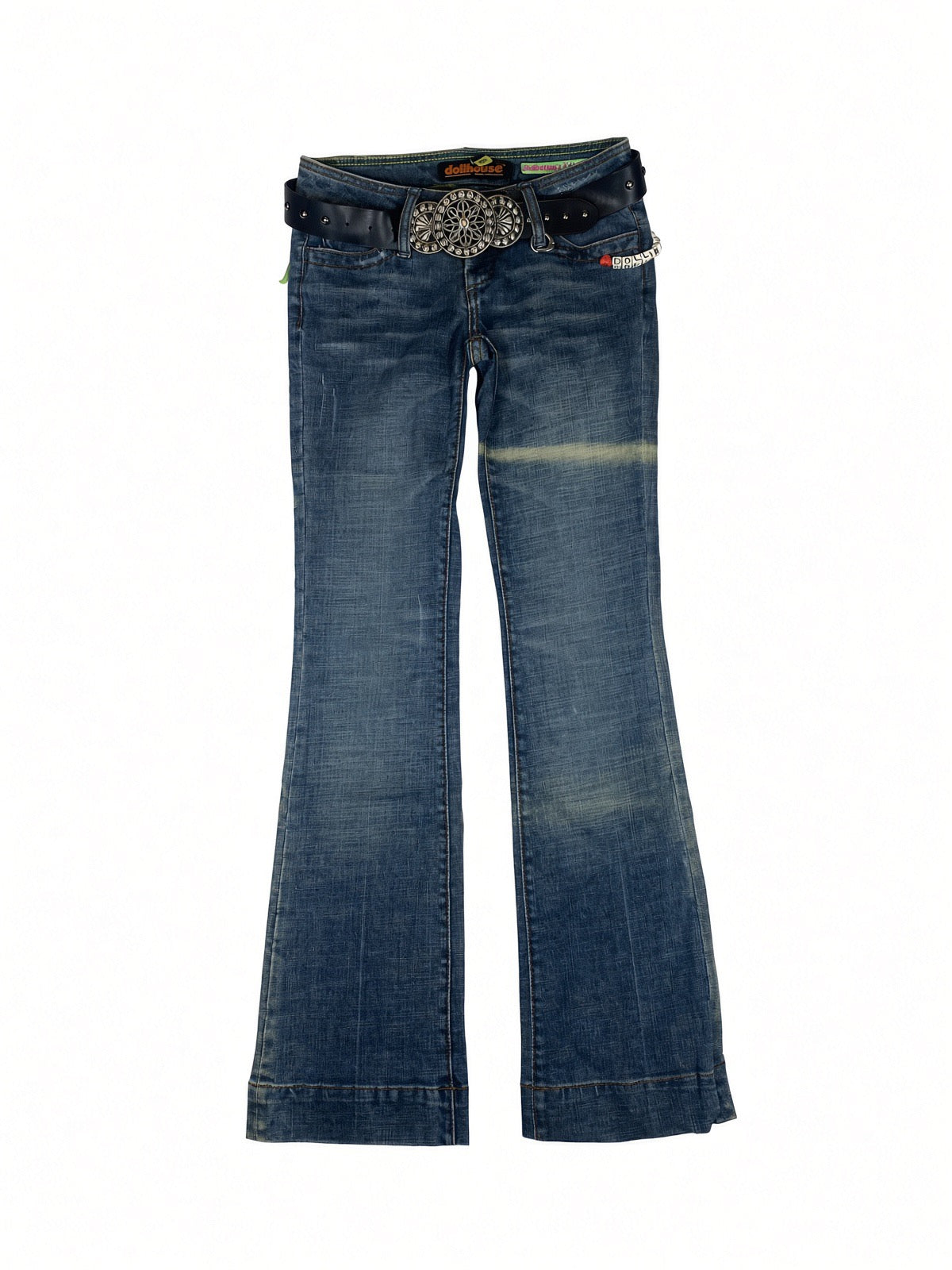 Deadstock Dollhouse Flare Jeans with belt