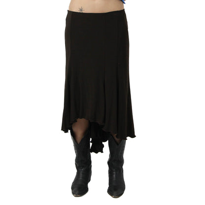 Brown Fall Maxi Skirt