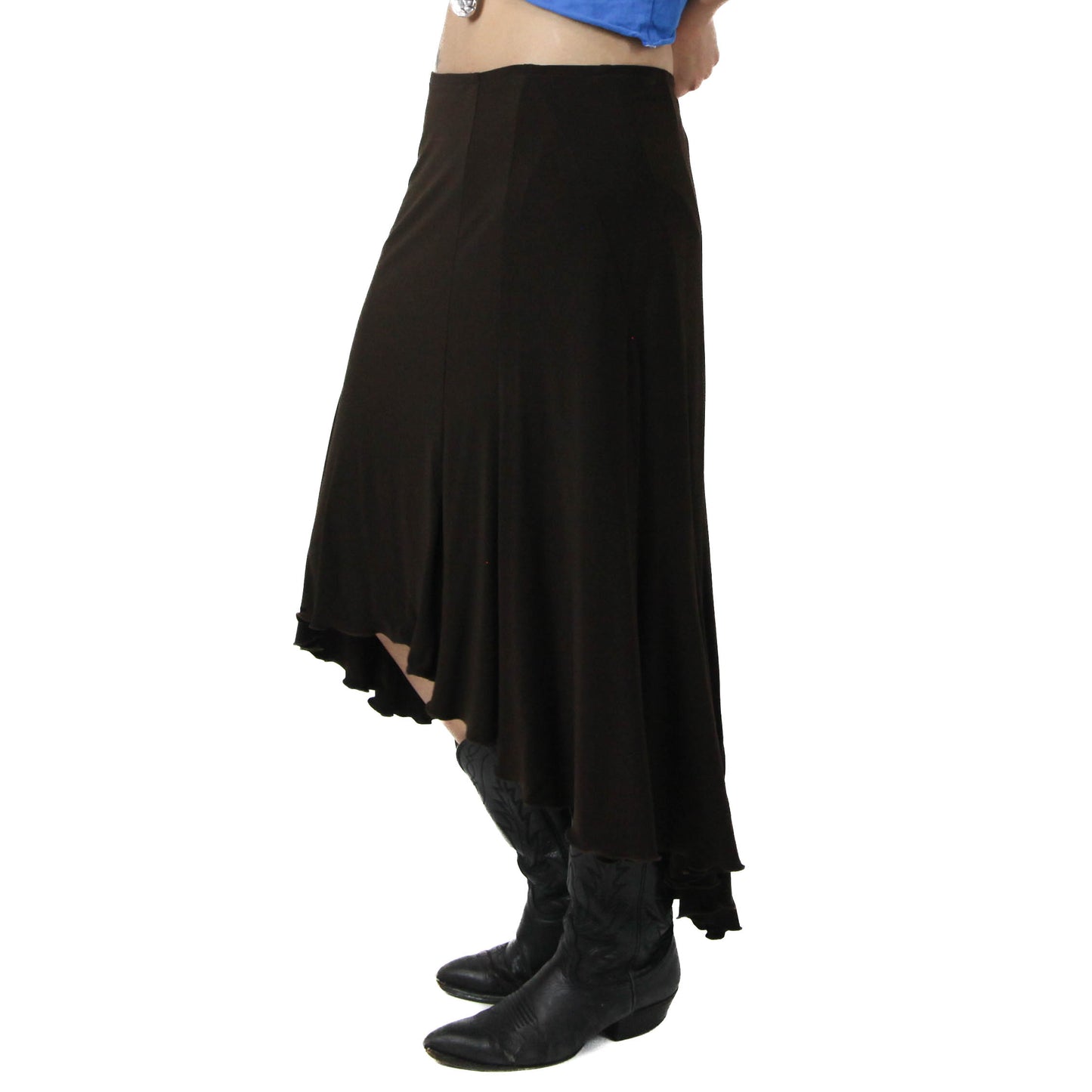 Brown Fall Maxi Skirt