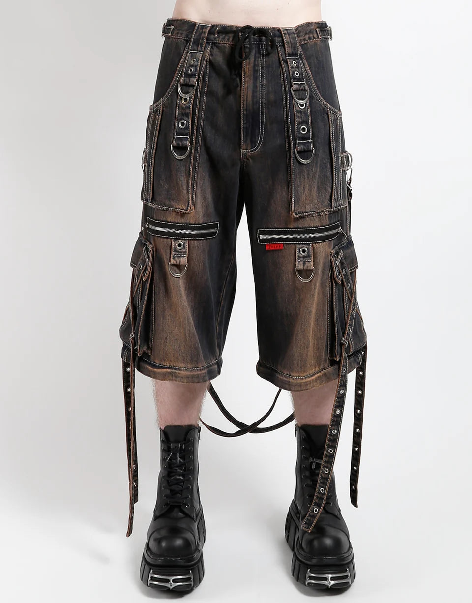X-Strap Pant Dirty Wash Blue Denim