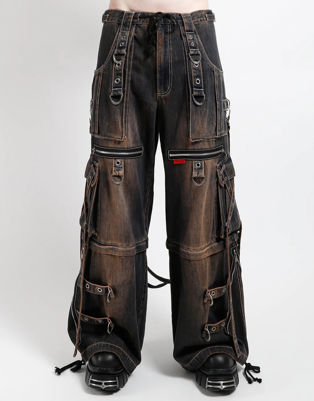 Tripp NYC X-Strap Pant - Mud Wash Denim – Rogue Tripp NYC X-Strap Pant - Mud Wash Denim – Rogue