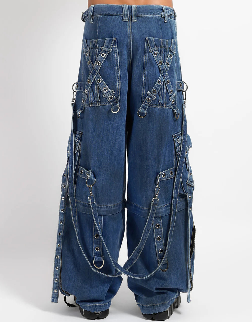 Tripp NYC X-Strap Pant Blue Denim