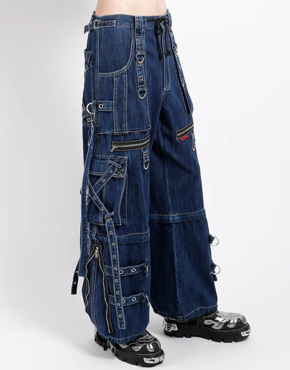 X-Strap Pant Blue Denim