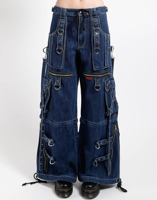 Tripp NYC X-Strap Pant - Dark Blue Denim