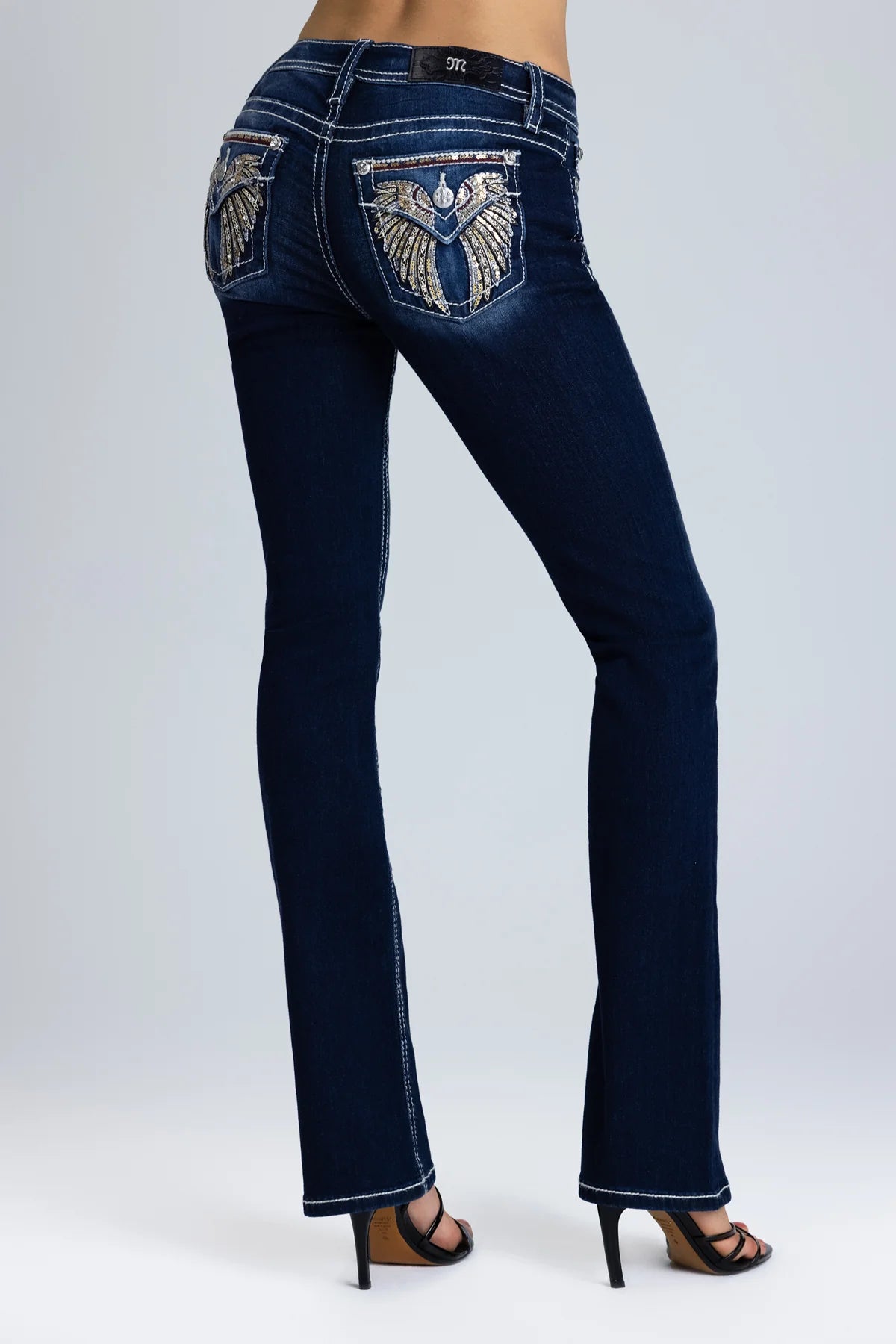 Miss Me Arella Wings Bootcut Jeans
