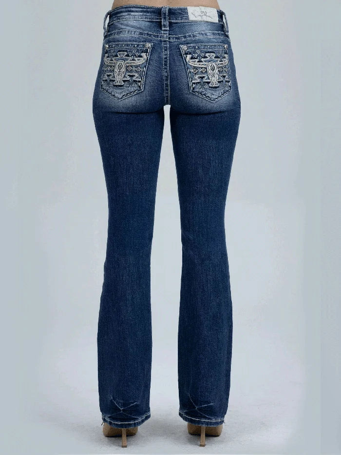 Miss Me Steerhead Bootcut Jeans