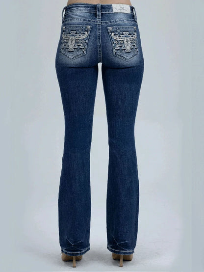 Miss Me Steerhead Bootcut Jeans