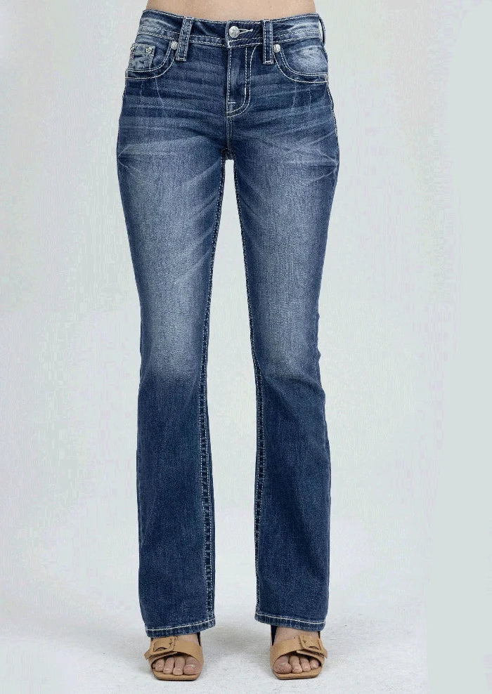 Miss Me Steerhead Bootcut Jeans